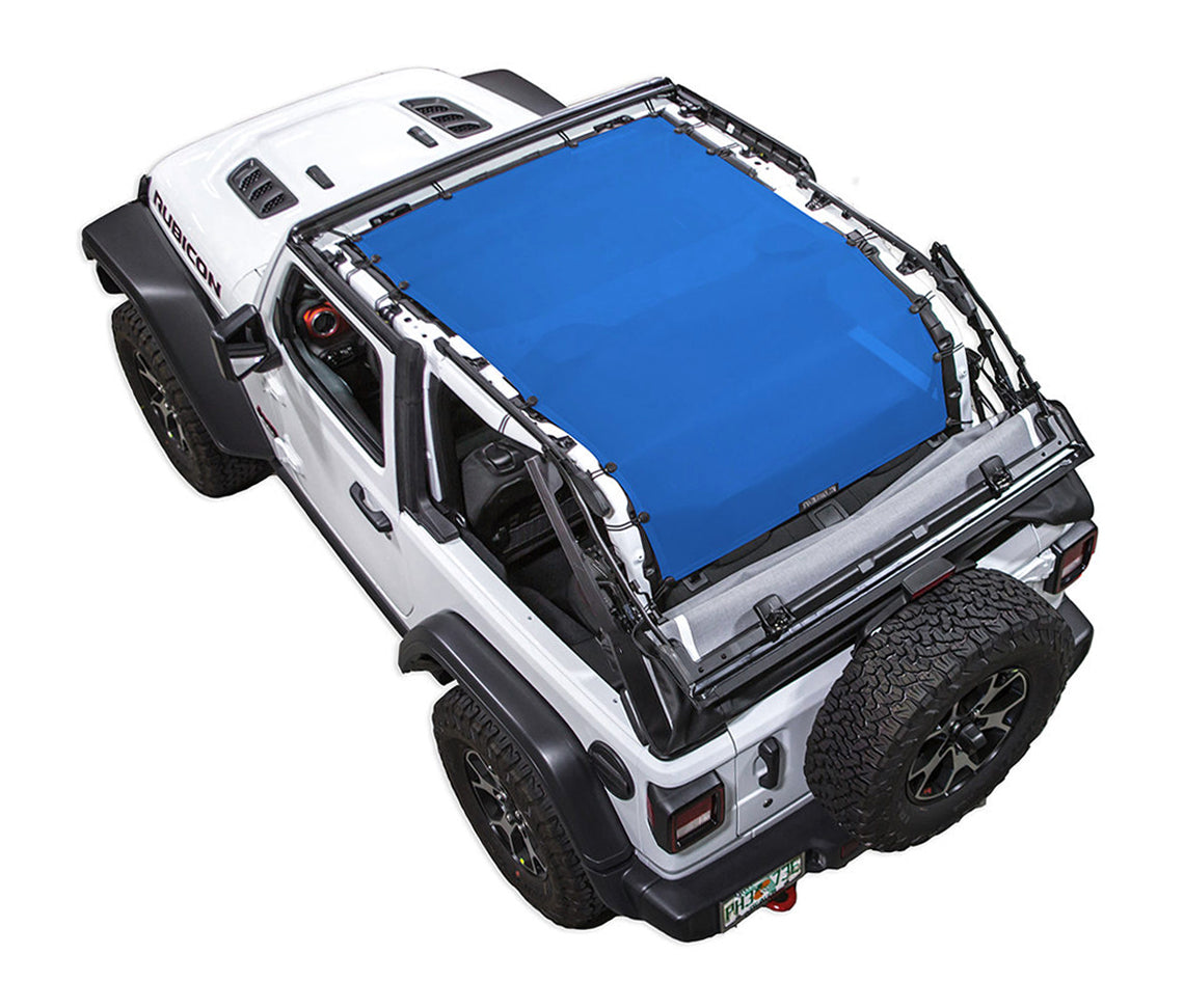 Spiderwebshade Sun Shade – Solid Color Shade Top | Jeep Wrangler JL 2-Door (2018–Present)