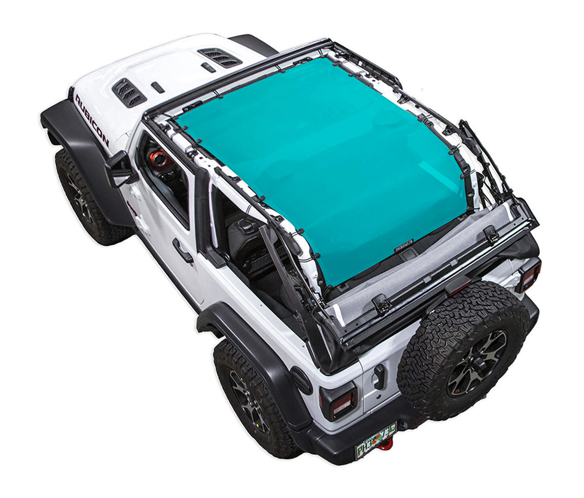 Spiderwebshade Sun Shade – Solid Color Shade Top | Jeep Wrangler JL 2-Door (2018–Present)