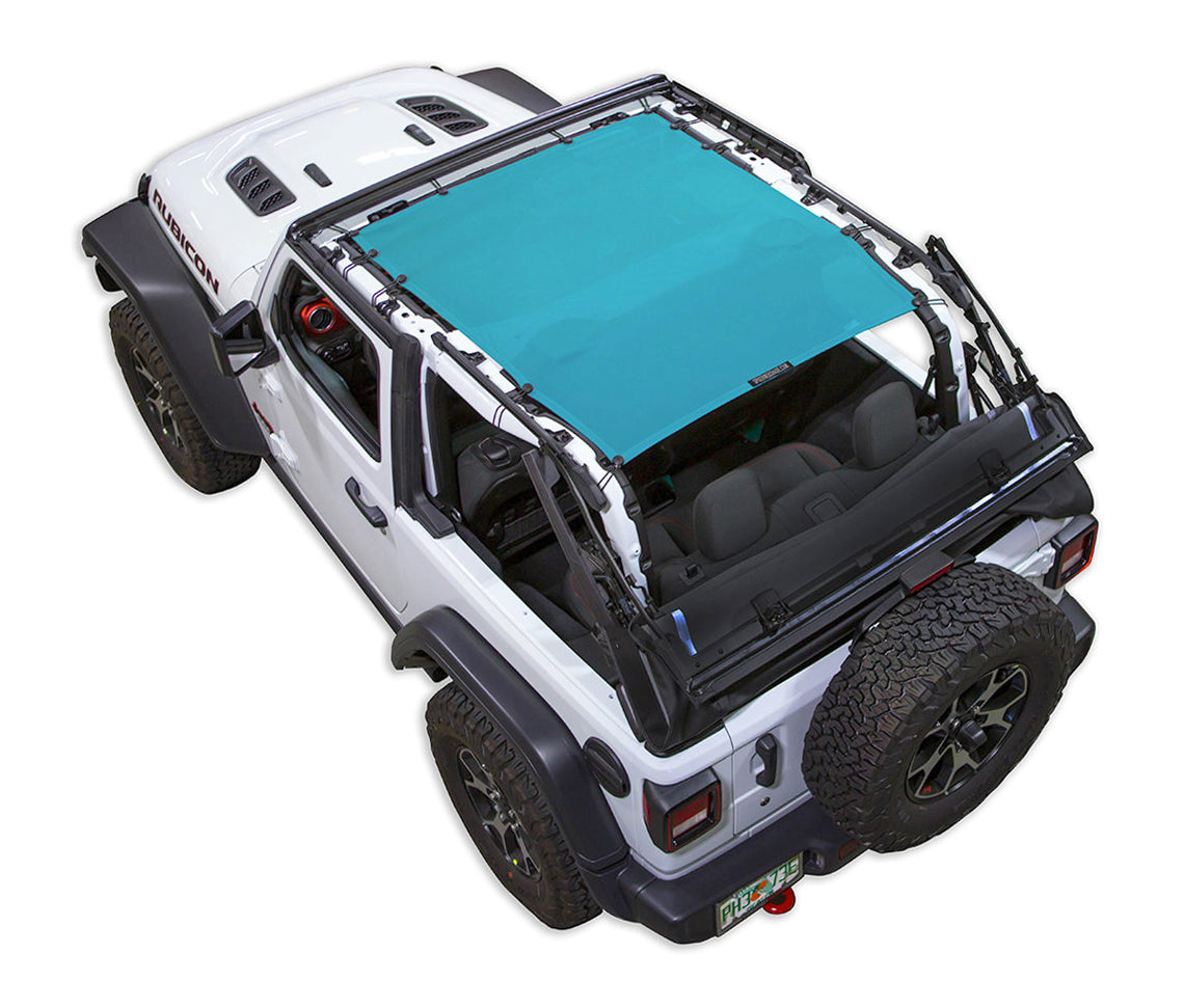 Spiderwebshade Sun Shade – Solid Color Shade Top | Jeep Wrangler JL 2-Door (2018–Present)