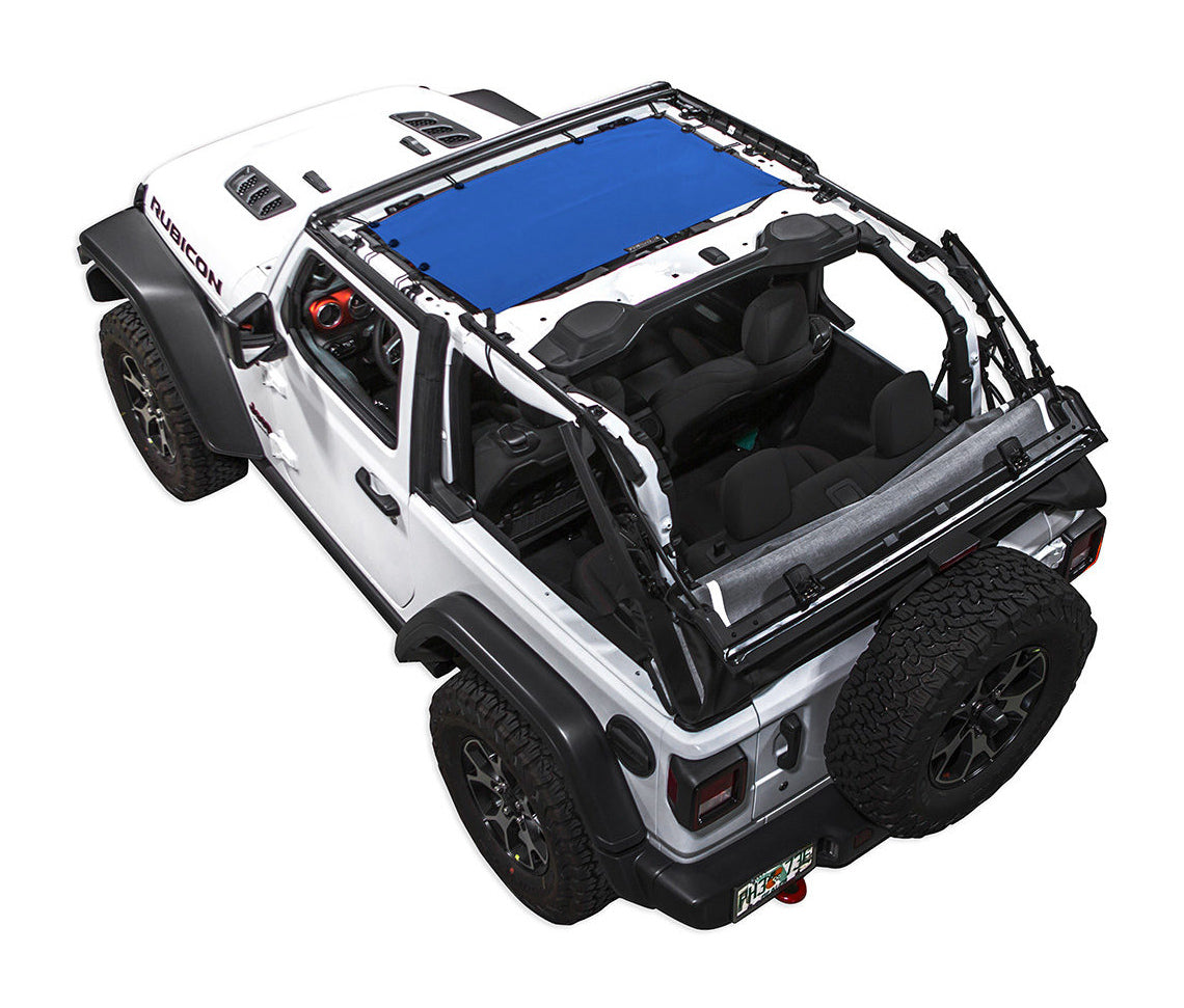 Spiderwebshade Sun Shade – Solid Color Shade Top | Jeep Wrangler JL 2-Door (2018–Present)