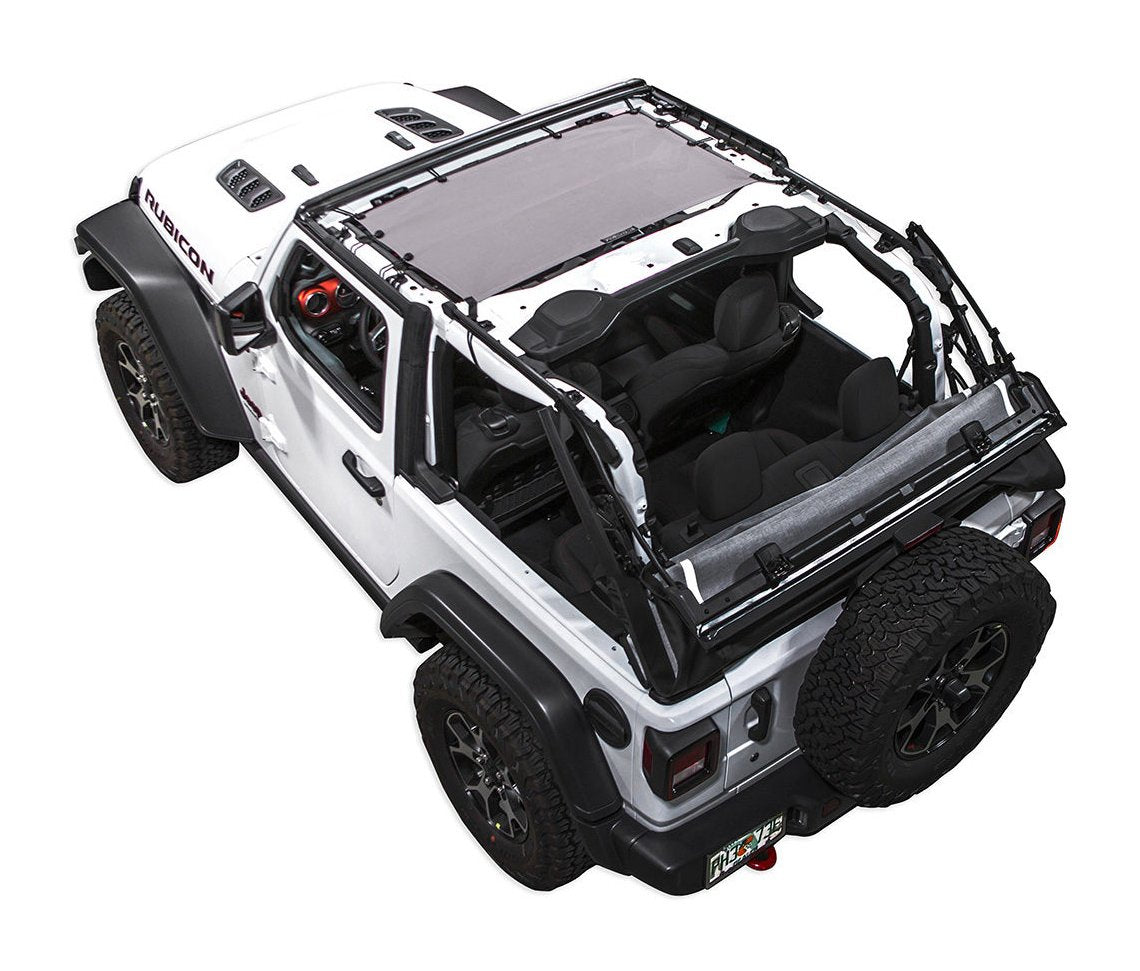 Spiderwebshade Sun Shade – Solid Color Shade Top | Jeep Wrangler JL 2-Door (2018–Present)