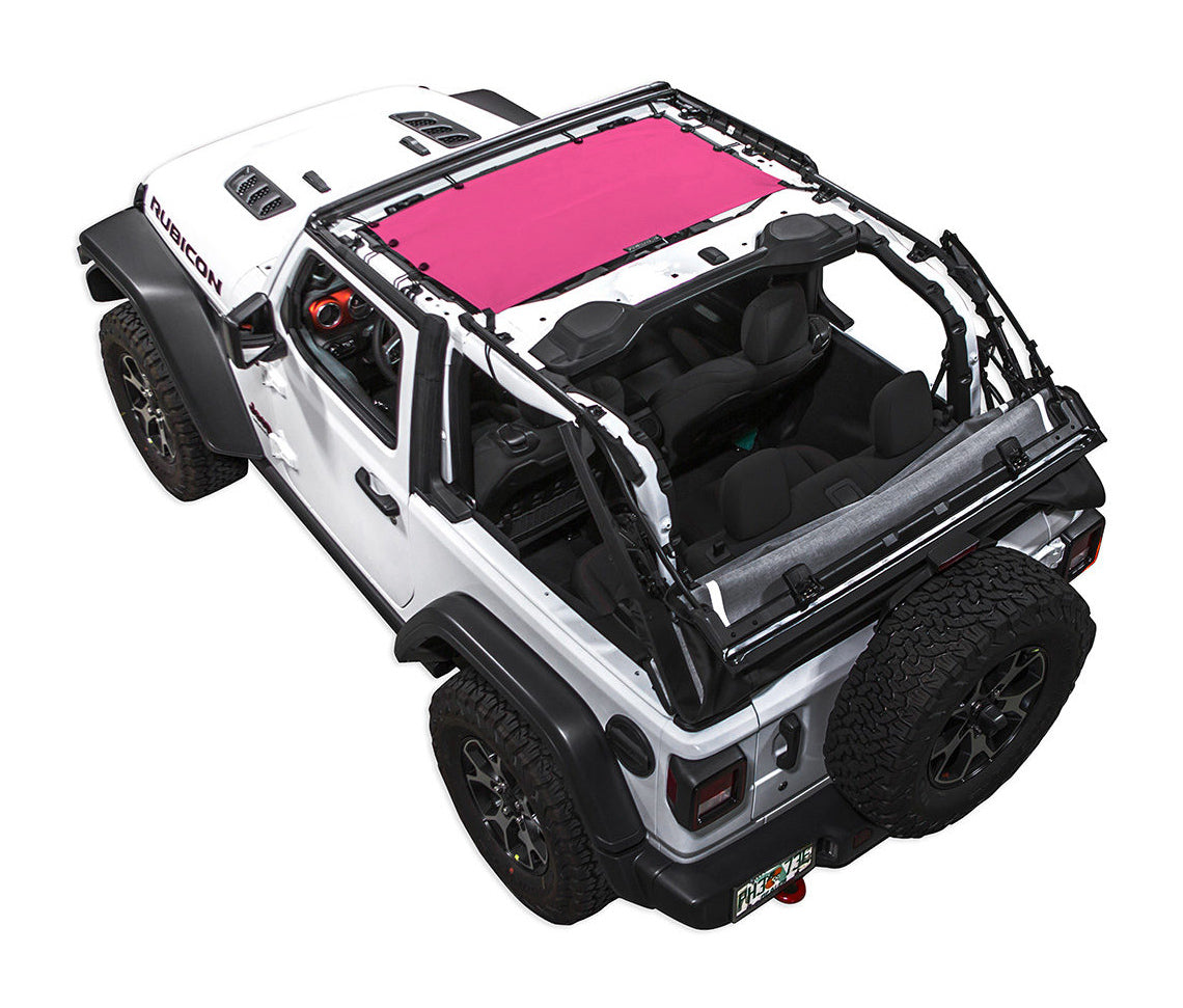 Spiderwebshade Sun Shade – Solid Color Shade Top | Jeep Wrangler JL 2-Door (2018–Present)