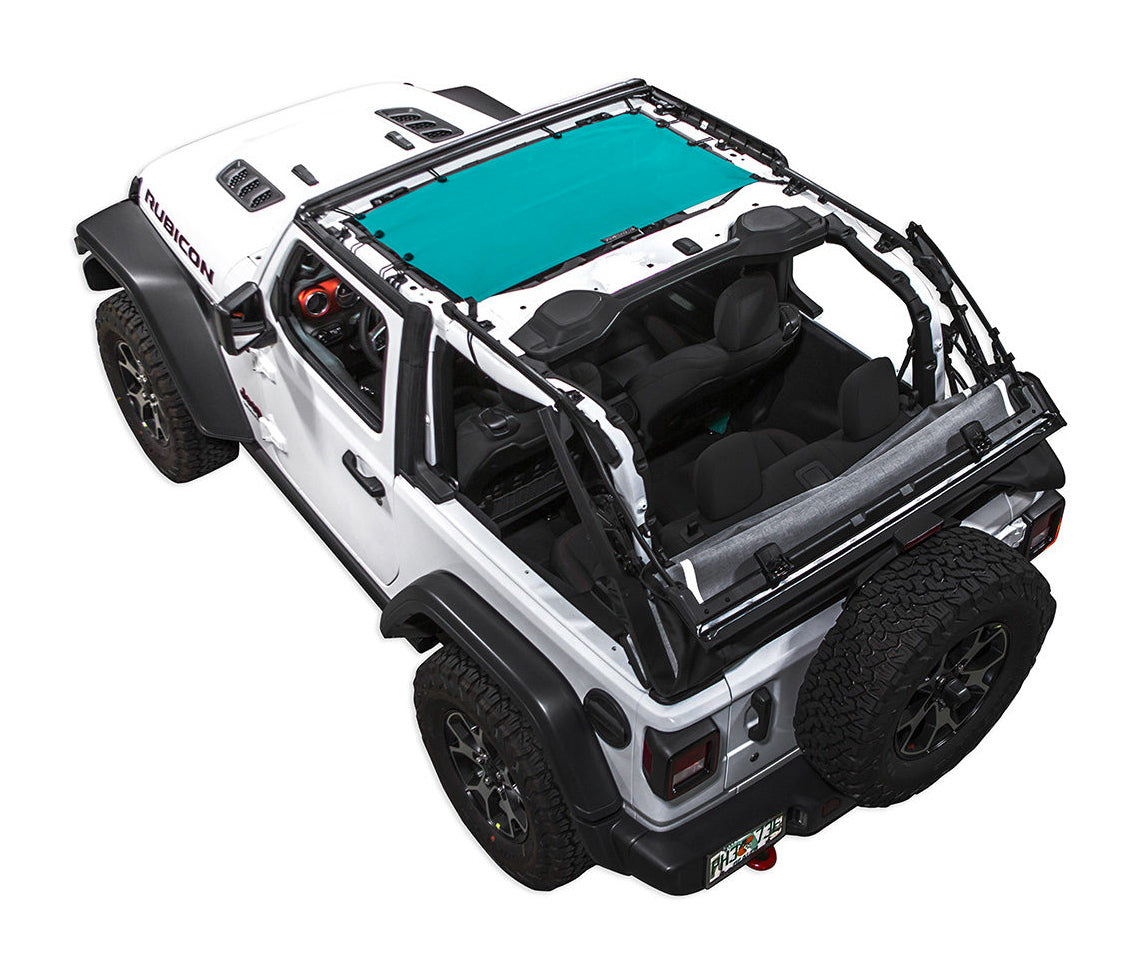 Spiderwebshade Sun Shade – Solid Color Shade Top | Jeep Wrangler JL 2-Door (2018–Present)