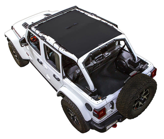 Spiderwebshade Sun Shade – Solid Color Shade Top | Jeep Wrangler JLU 4-Door (2018–Present)