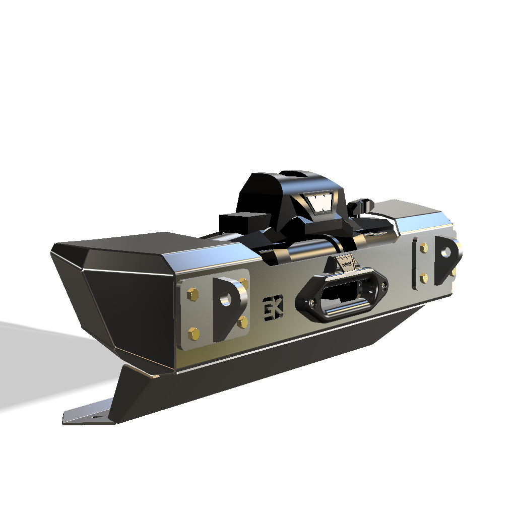 GateKeeper Off-Road Jeep JL/JT Gauntlet Front Bumper w/Winch Plate 2018+