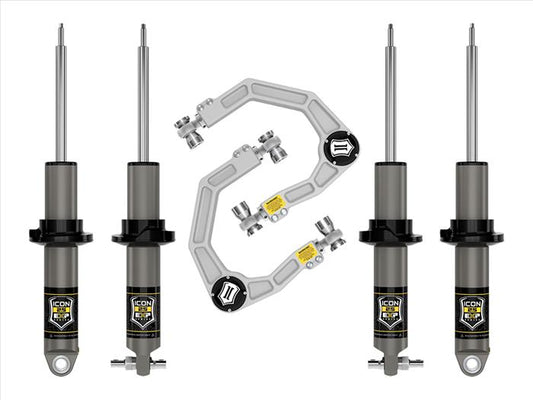 ICON 2021-2023 Ford Bronco, HOSS 2.0 Pkg, 0-2" Lift, Stage 2 Suspension System, Billet