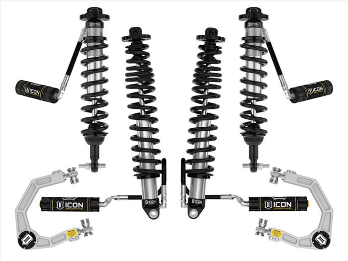 ICON 2021-2023 Ford Bronco, Non-Sasquatch, 3-4" Lift, Stage 4 Suspension System, Billet