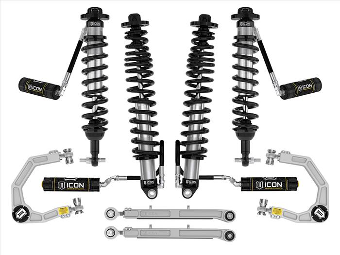ICON 2021-2023 Ford Bronco, Non-Sasquatch, 3-4" Lift, Stage 5 Suspension System, Billet