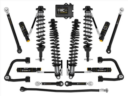 ICON 2021-2023 Ford Bronco, Sasquatch, 2-3" Lift, Stage 8 Suspension System, Tubular, Heavy Rate Rear Spring