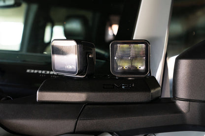 DV8 Offroad Bronco A-Pillar Pod Light Mounts (2021-2025)