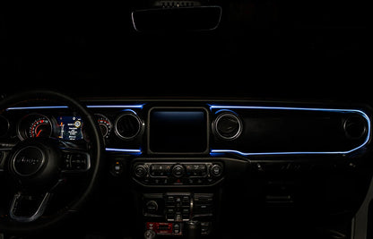 Oracle Lighting Jeep Wrangler JL/Gladiator JT ColorSHIFT Fiber Optic LED Interior Kit