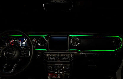 Oracle Lighting Jeep Wrangler JL/Gladiator JT ColorSHIFT Fiber Optic LED Interior Kit