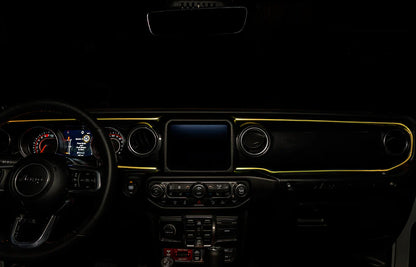 Oracle Lighting Jeep Wrangler JL/Gladiator JT ColorSHIFT Fiber Optic LED Interior Kit