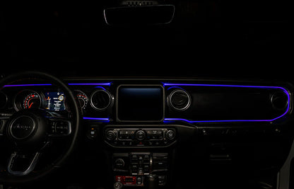 Oracle Lighting Jeep Wrangler JL/Gladiator JT ColorSHIFT Fiber Optic LED Interior Kit