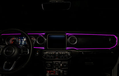Oracle Lighting Jeep Wrangler JL/Gladiator JT ColorSHIFT Fiber Optic LED Interior Kit