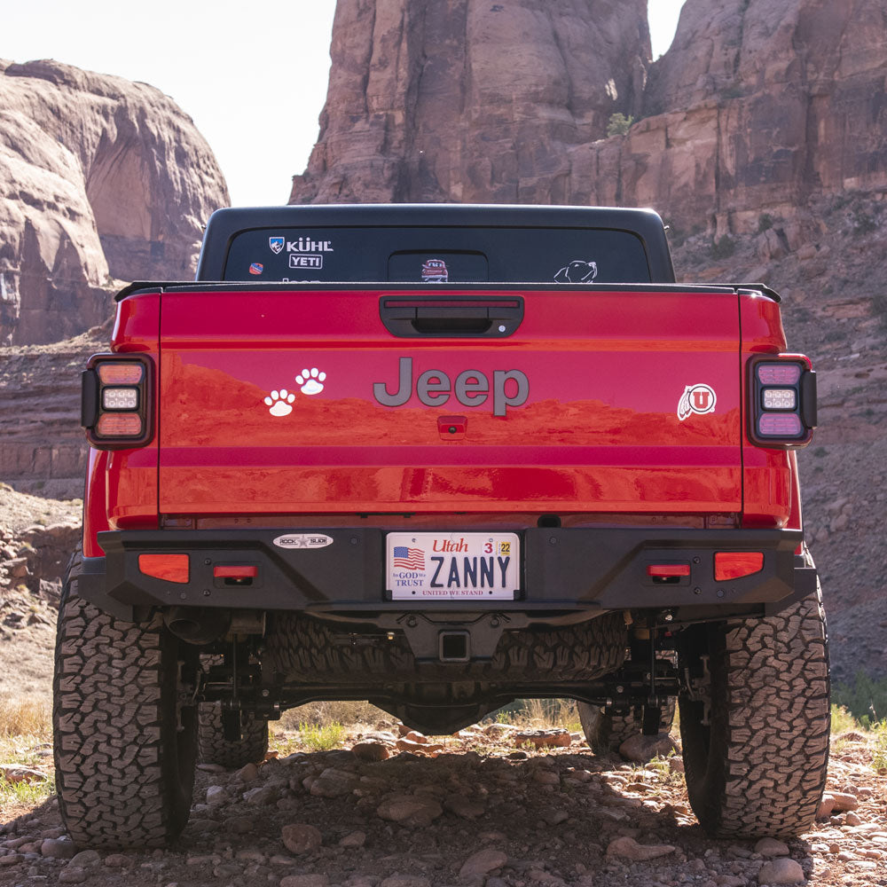 Rock Slide Engineering Full Rear Bumper – Rigid Series – Jeep Gladiator JT (2020–Present)