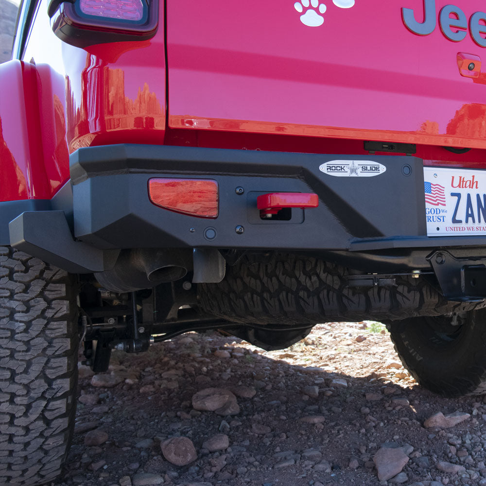 Rock Slide Engineering Full Rear Bumper – Rigid Series – Jeep Gladiator JT (2020–Present)