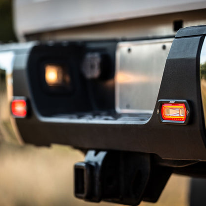 RIGID Industries SR-L Series Off-Road Spreader Pod 3 Wire Flush Mount With Red Halo Pair