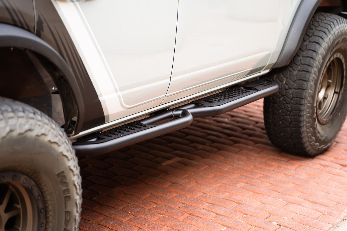 DV8 Offroad Ford Bronco | OE Plus 4-Door Side Steps (2021-Present)