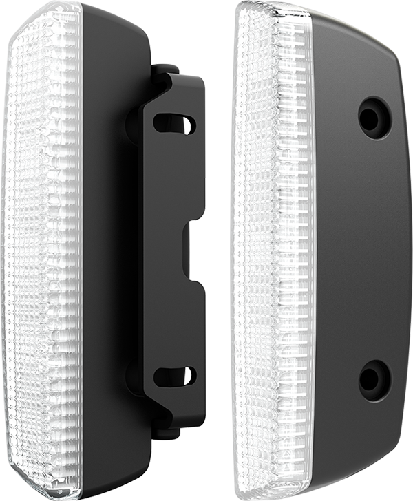 TYRI Off-Road Lighting VL4 Red LED Flood Light With Bracket Mount