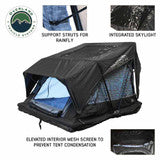 Overland Vehicle Systems XD Sherpa Solo - Soft Sided Roof Top Tent, 1 Person, Grey Body and Black Rainfly