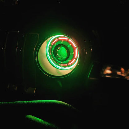 Oracle Lighting Oculus™ ColorSHIFT Bi-LED Projector Headlights for Jeep JL/JLU & JT w/BC@ Controller (2018-Present)