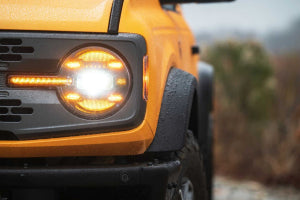 XB LED Headlights: Ford Bronco (21+ / Amber DRL / Set)