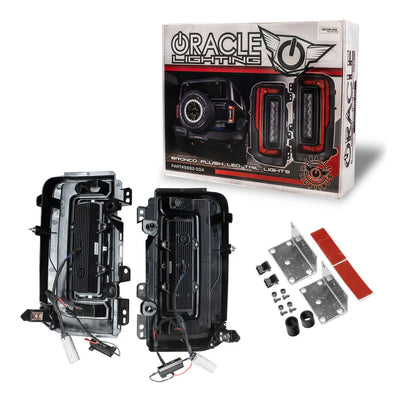 Oracle Lighting Flush Style (Lensless) LED Tail Lights for 2021-2025 Ford Bronco Tinted