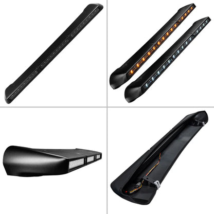 Oracle Lighting Integrated Windshield Roof LED Light Bar System for 2021+ Ford Bronco - Carbonized Grey