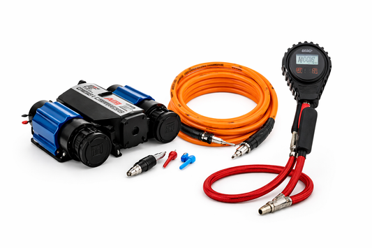 ARB Twin Air Compressor + Air Hose Kit Combo + Digital Tire Inflator