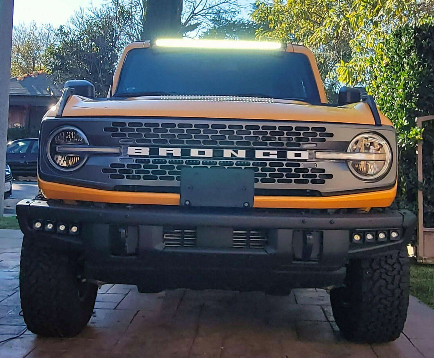 M&R Automotive 40" Roof Mount Light Bar – Slim – Ford Bronco (2021–Present)