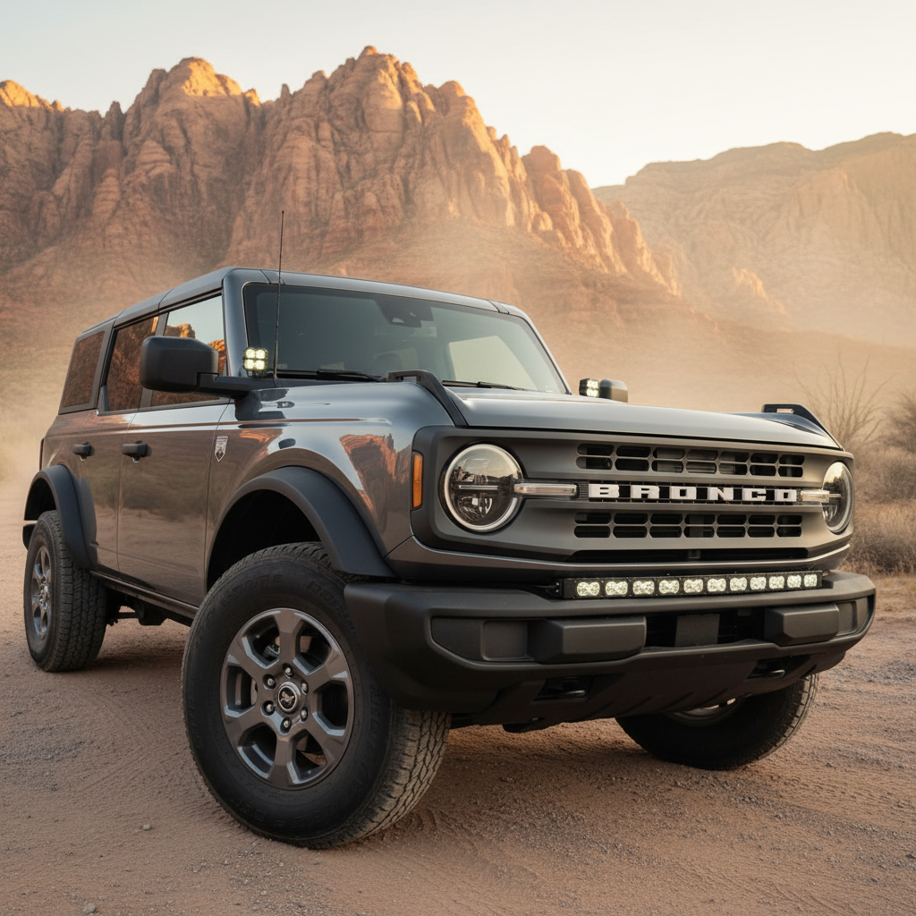M&R Automotive Standard Bumper lightbar - 40' PRO - Ford Bronco (2021-Present)