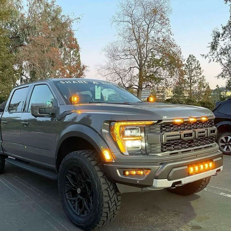 M&R Automotive Ford Raptor Gen 3 Center Bumper Light Kit (2021–2023)