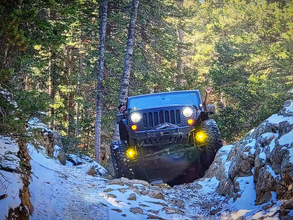 GateKeeper Off-Road Jeep JK Steerable Knuckle Pod Light Mounts