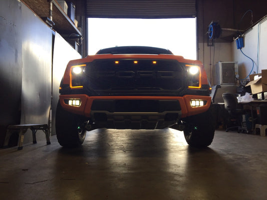 GG Lighting Triple Pod Fog Light Mount | Ford Raptor (2017–2020)