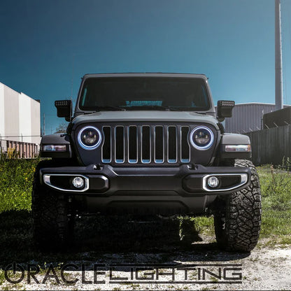 Oracle Lighting 7" High Powered LED Headlights (Pair) - Black Bezel