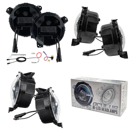 Oracle Lighting Oculus™ Bi-LED Projector Headlights for Jeep Wrangler JL/JLU & JT (2018-Present)
