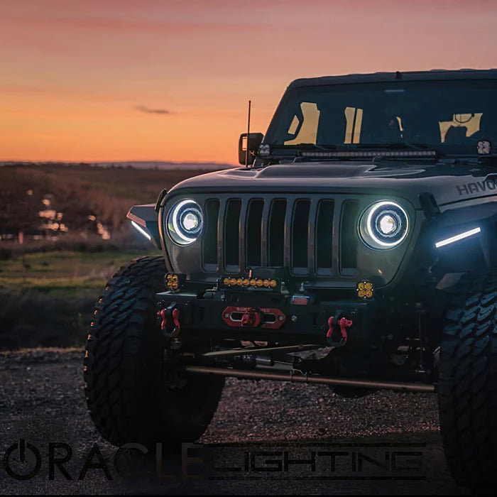 Oracle Lighting Oculus™ Bi-LED Projector Headlights for Jeep Wrangler JL/JLU & JT (2018-Present)