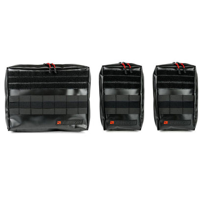 MOLLE Pouch - Black | 3pc Set-2009-2014 Ford F-150-BuiltRight Industries