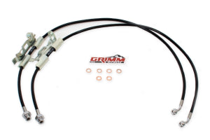 Grimm Offroad Jeep JL/JT Front Brake Line Kit Black