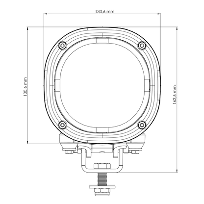 TYRI Off-Road Lighting 1313 Pair With Wiring Harnesses
