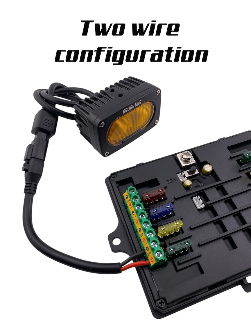 GG Lighting 12-Gang Switch Panel Kit w/ RGB & Bluetooth App Control