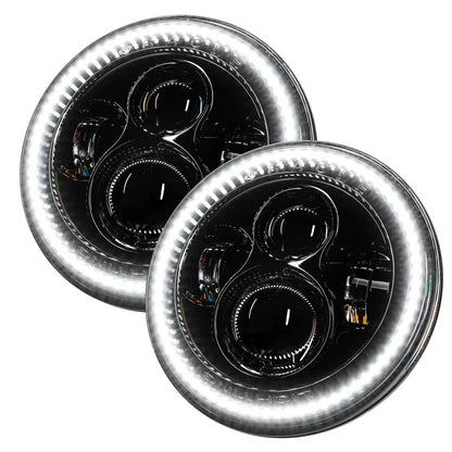 Oracle Switchback LED Halo Headlights – DRL & Turn Signal – Jeep Wrangler JK (2007–2018)